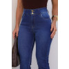 Calça Jeans Flare Cós Largo Atacado Feminino Revanche Clonmel Azul