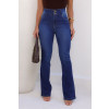 Calça Jeans Flare Cós Largo Atacado Feminino Revanche Clonmel Azul