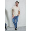 Calça Jeans Regular Barra Normal Atacado Masculina Revanche Eclano Azul