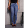 Calça Jeans Skinny Abertura Lateral e Barra A Fio Atacado Feminino Revanche Cirénia Azul