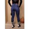 Calça Jeans Skinny Cós de Botão Atacado Feminina Revanche Lucerna Azul