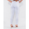 Calça Color Atacado Cigarrete Feminina Revanche Paramaribo Branco Costas