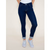 Calça Jeans Atacado Cigarrete Cint. Alta Feminina Revanche Camberra Azul Frente