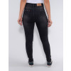 Calça Jeans Atacado Cigarrete Cinta Feminina Revanche Fit Belt 5 Preto Costas