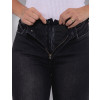 Calça Jeans Atacado Cigarrete Cinta Feminina Revanche Fit Belt 5 Preto Detalhe Cinta