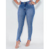 Calça Jeans Atacado Cigarrete Feminina Revanche Adalene Azul Frente