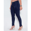 Calça Jeans Atacado Cigarrete Feminina Revanche Bellanita Azul Lado