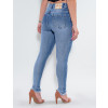 Calça Jeans Atacado Cigarrete Feminina Revanche Cherell Azul Costas