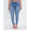 Calça Jeans Atacado Cigarrete Feminina Revanche Cherell Azul Frente