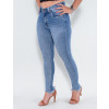 Calça Jeans Atacado Cigarrete Feminina Revanche Cherell Azul Lado