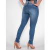 Calça Jeans Atacado Cigarrete Feminina Revanche Duchambé Azul Palito Costas