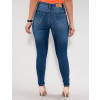 Calça Jeans Atacado Cigarrete Feminina Revanche Faun Azul Costas