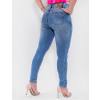 Calça Jeans Atacado Cigarrete Feminina Revanche Tajiquistão Azul Costas