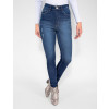 Calça Jeans Atacado Cigarrete Hot Pants Feminina Revanche Ulã Azul Frente