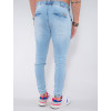 Calça Jeans Atacado com Elástico Masculina Revanche Joell Azul Costas