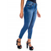 Calça Jeans Atacado Cropped Feminino Revanche Adilene Lateral