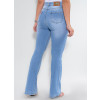 Calça Jeans Atacado Flare Cinta Feminina Revanche Fit Belt 3 Azul Costas