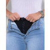 Calça Jeans Atacado Flare Cinta Feminina Revanche Fit Belt 3 Azul Cinta Dois