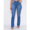 Calça Jeans Atacado Flare Feminina Revanche Fanchone Azul Frente