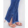 Calça Jeans Atacado Flare Feminina Revanche Granadinas Azul Detalhe