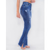 Calça Jeans Atacado Flare Feminina Revanche Granadinas Azul Lado