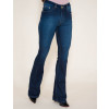 Calça Jeans Atacado Flare Feminina Revanche Saraievo Azul Frente 2