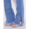 Calça Jeans Atacado Flare Feminina Revanche Villette Azul Detalhe