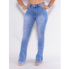 Calça Jeans Atacado Flare Feminina Revanche Villette Azul Frente