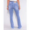 Calça Jeans Atacado Flare Feminina Revanche Virginie Azul Costas