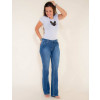 Calça Jeans Atacado Flare Laço Feminina Revanche Bissau Look