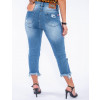 Calças Mom Jeans Atacado Cropped Feminina Revanche Minneapolis Costas