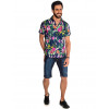 Camisa Atacado Florida Manga Curta Masculina Revanche Havai II Look