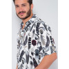 Camisa Atacado Masculina Revanche Lenard Branco Detalhe