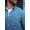 Camisa Jeans Com Bolso Classic Atacado Masculino Revanche Borjomi