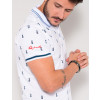 Camisa Polo Atacado Abacaxi Masculina Revanche Corin Branco Detalhe