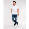 Camisa Polo Atacado Abacaxi Masculina Revanche Corin Branco Look