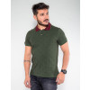 Camisa Polo Atacado Estampada Masculina Revanche Coqueiros Verde Lado