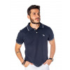 Camisa Polo Atacado Masculina Bordado Dog Revanche Rennes Azul Marinho Frente