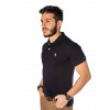 Camisa Polo Atacado Masculina Bordado Dog Revanche Rennes Preta Lateral