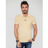 Camisa Polo Atacado Masculino Revanche Compenhag Bege Frente