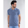 Camisa Polo Atacado Masculino Revanche Compenhag Azul Murano Frente