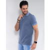 Camisa Polo Atacado Masculino Revanche Compenhag Azul Murano Lado