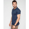 Camisa Polo Atacado Masculino revanche São José Azul Lateral