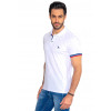 Camisa Polo Atacado Microestampa Masculina Revanche Triangulo Branco Lateral