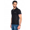 Camisa Polo Atacado Microestampa Masculina Revanche Triangulo Preto Lateral