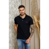 Camisa Polo Básica de Piquet Com Elastano Atacado Masculino Revanche Medford Preto