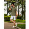 Camisa Viscose Atacado Masculina Revanche Portel Verde Militar
