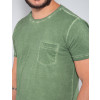 Camiseta Atacado c/ Bolso Masculina Revanche Lituânia Verde Detalhe
