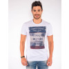 Camiseta Atacado c/ Estampa Masculina Revanche First Level Branca Frente