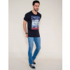 Camiseta Atacado c/ Estampa Masculina Revanche First Level Preta Look